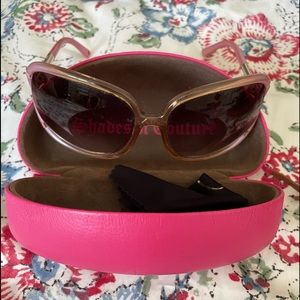 Juicy couture pink sunglasses.